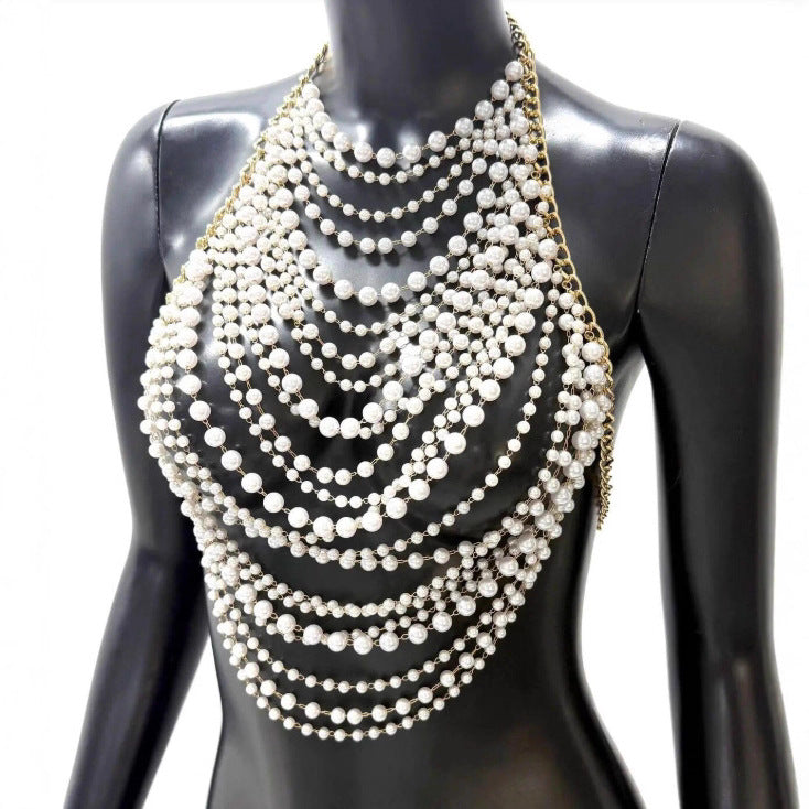 Pearl Luxury Vest Multi-Layer Top