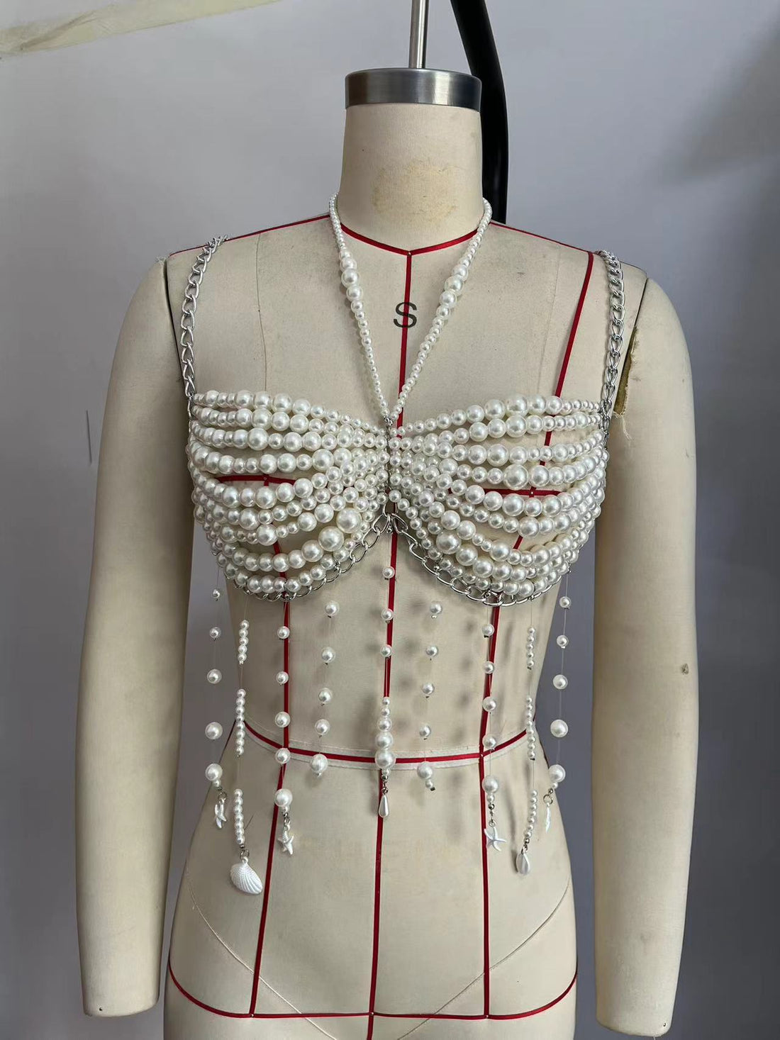 Pearl Beaded Top