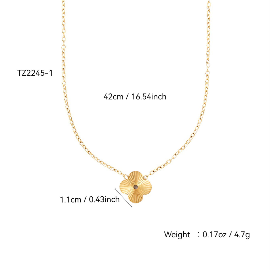 Golden Flower Necklace