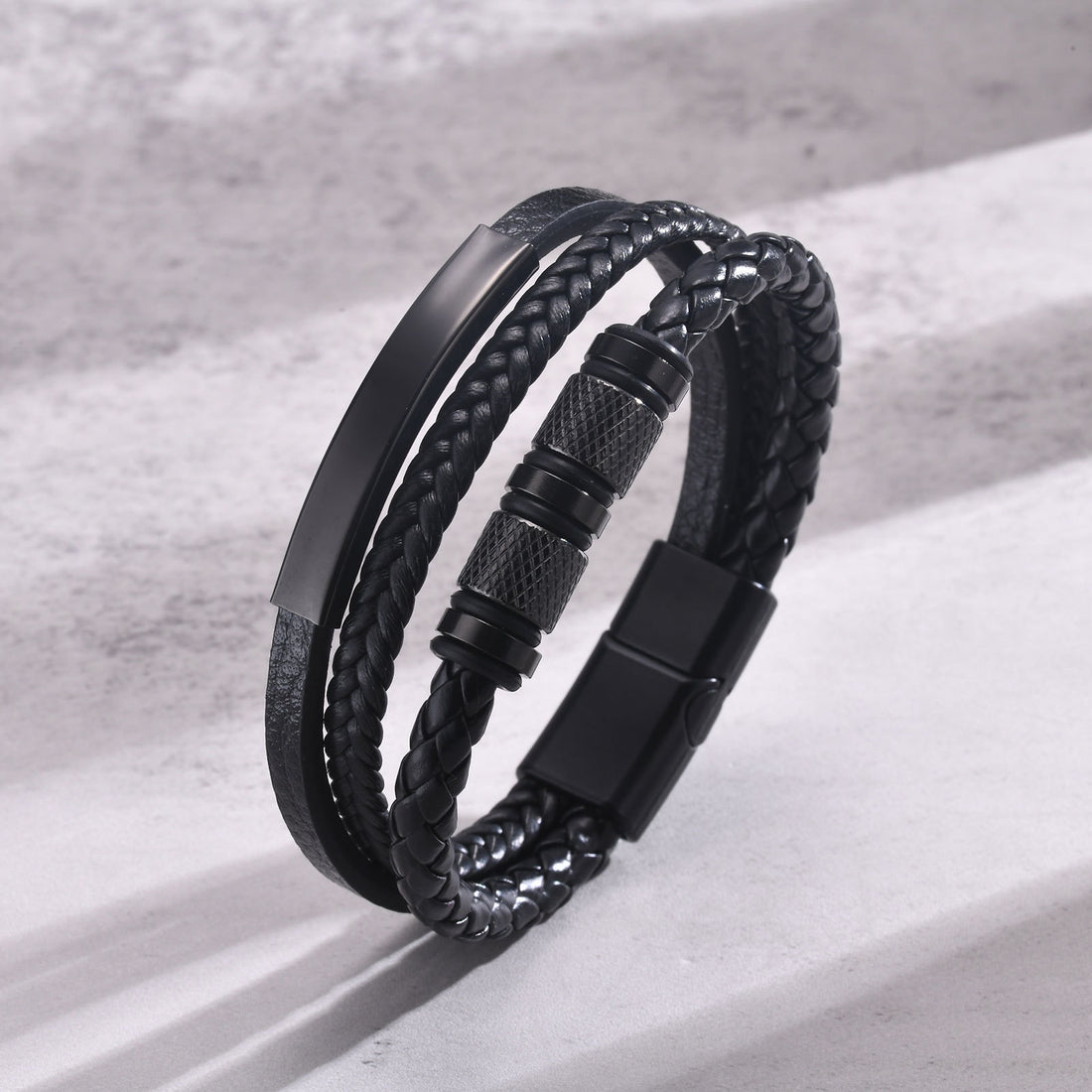 Men's Three Layer Bracelet
