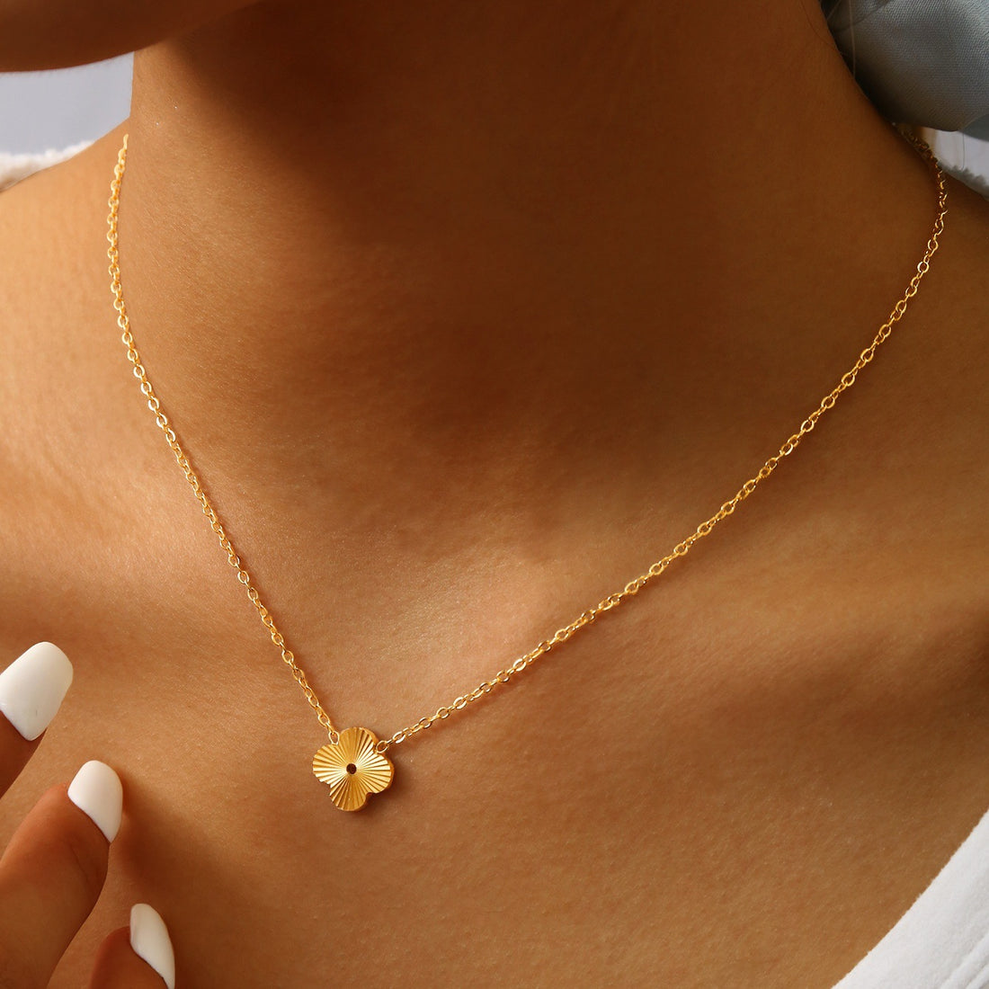 Golden Flower Necklace