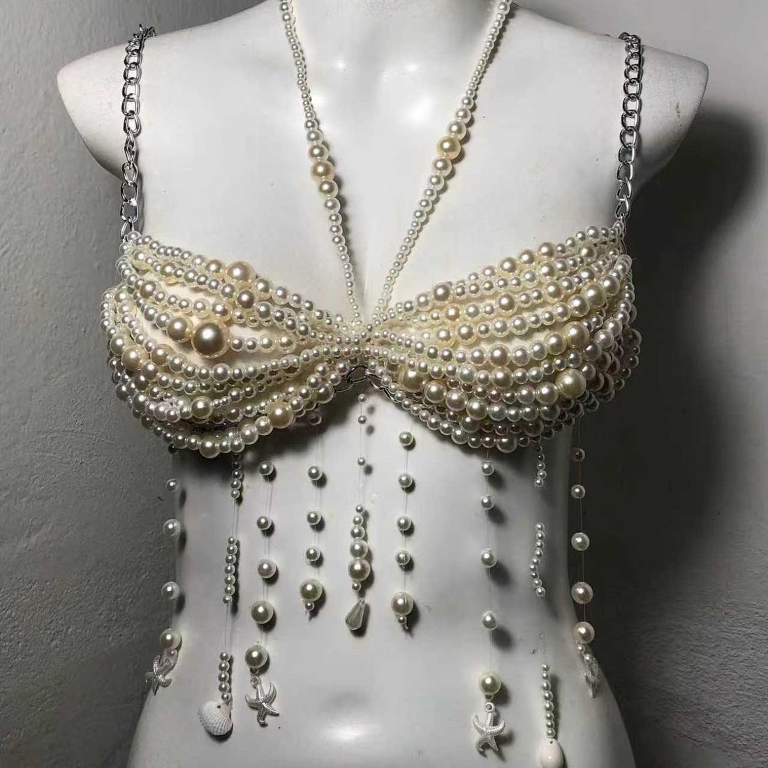Pearl Beaded Top