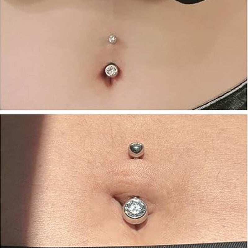 Navel Piercing Lavender Zircon 1.6*10mm