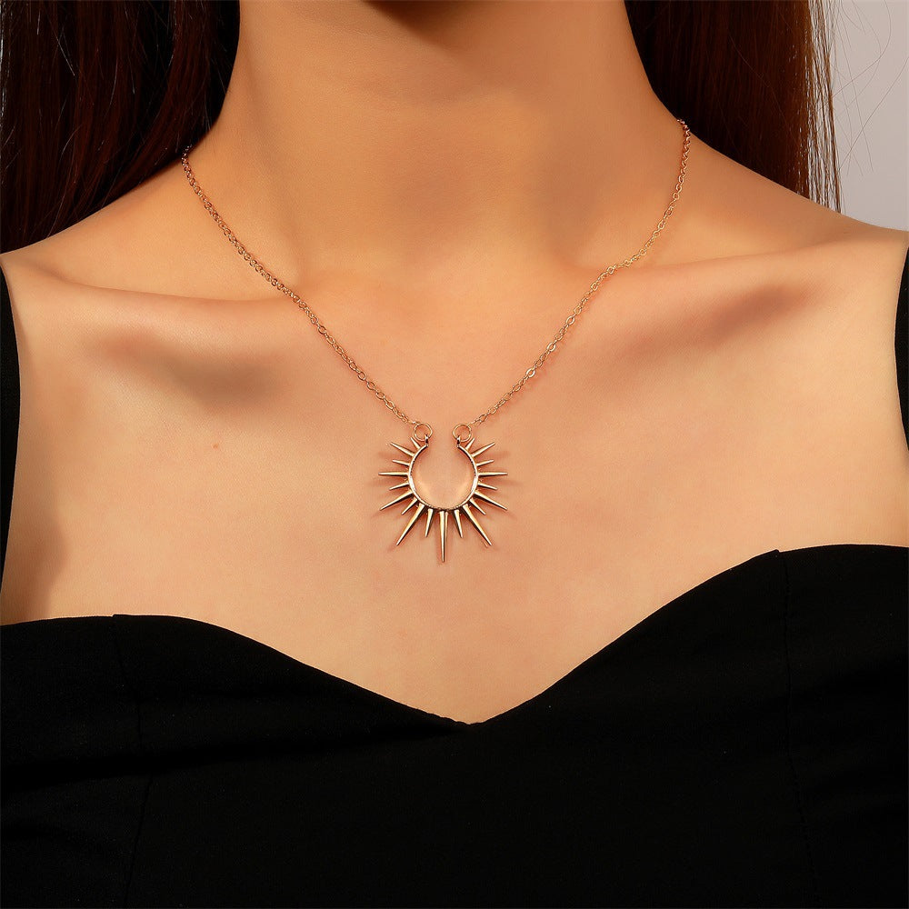 Sunflower Pendant Necklace