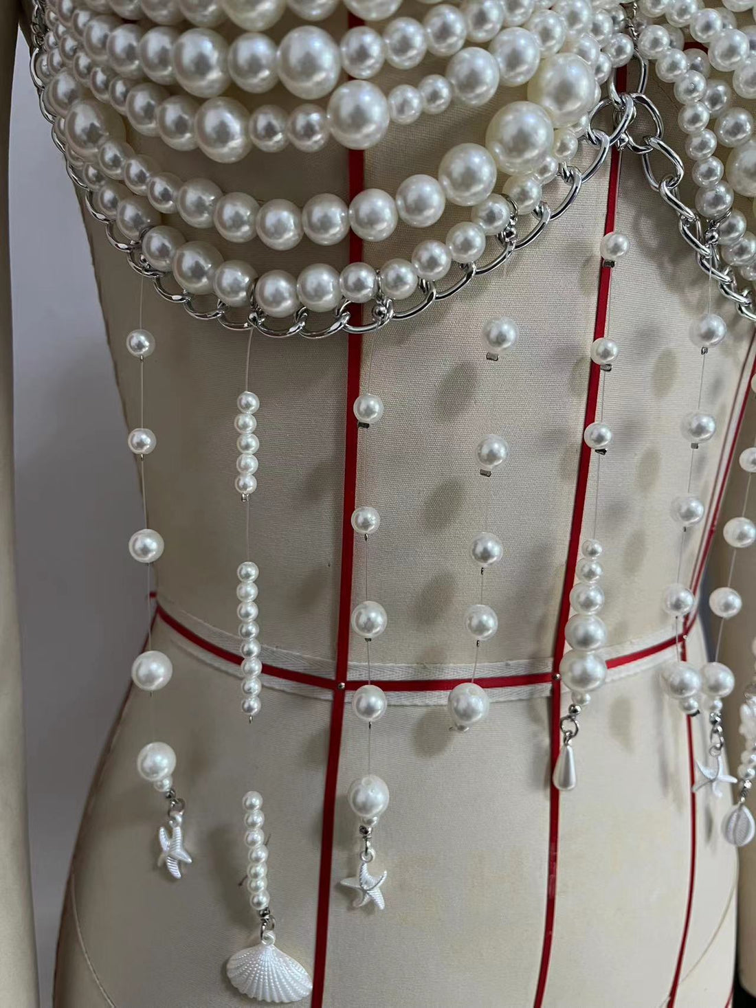 Pearl Beaded Top