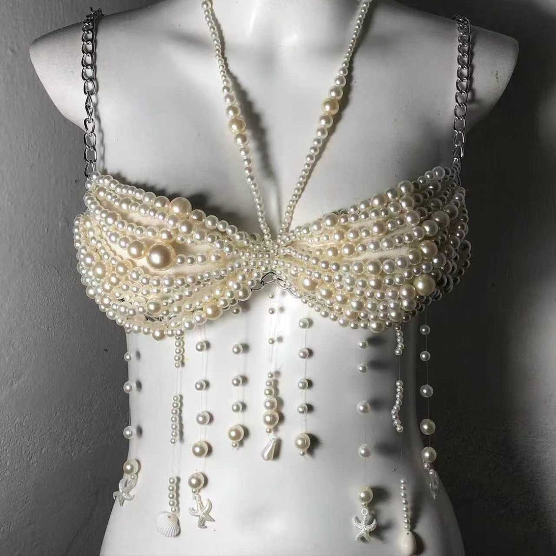 Pearl Beaded Top