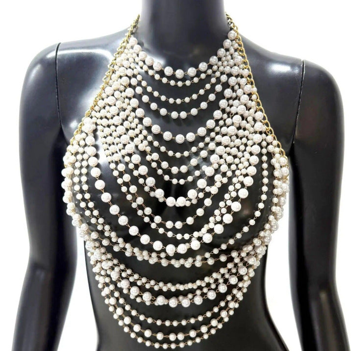 Pearl Luxury Vest Multi-Layer Top