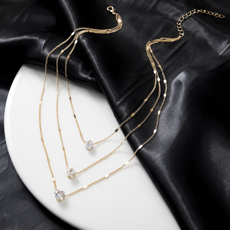 Retro 3 layer pendant